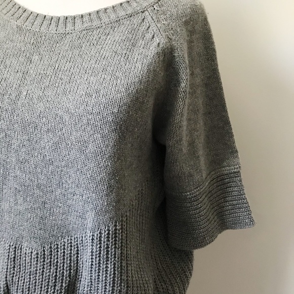 3/$25 Mexx Short Sleeve Wool Knit Cropped Sweater - Picture 2 of 5